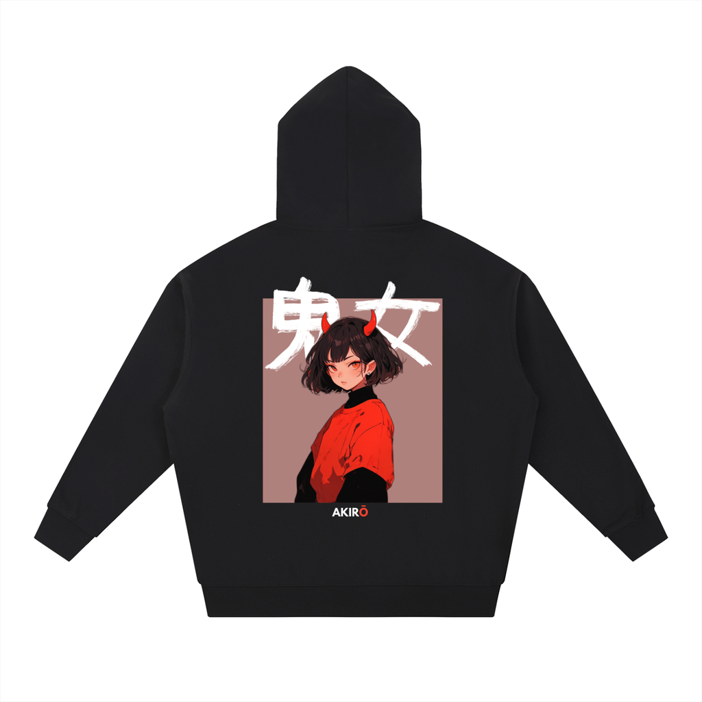 Oni GIrl Hoodie Black